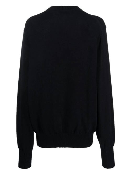 fine-knit cotton jumper Studio Nicholson | MALUNSNW1070CREPE COTTONDARKEST NAVY